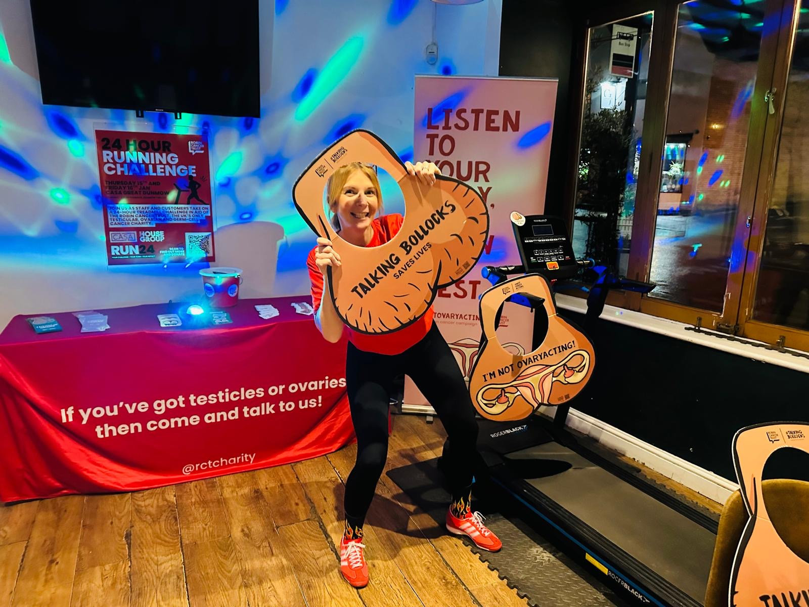 Robin Cancer Trust fundraisers celebrating at an event